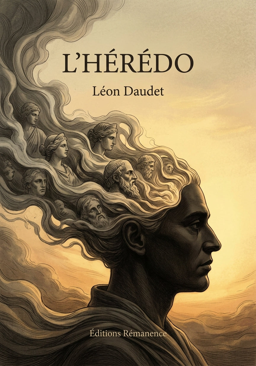 Livre L’Hérédo par Léon Daudet - Couverture - Editions Remanence