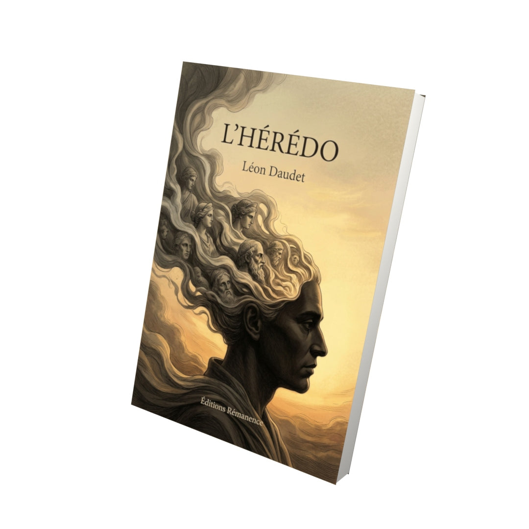 Livre L’Hérédo par Léon Daudet - Vue 3D - Editions Remanence