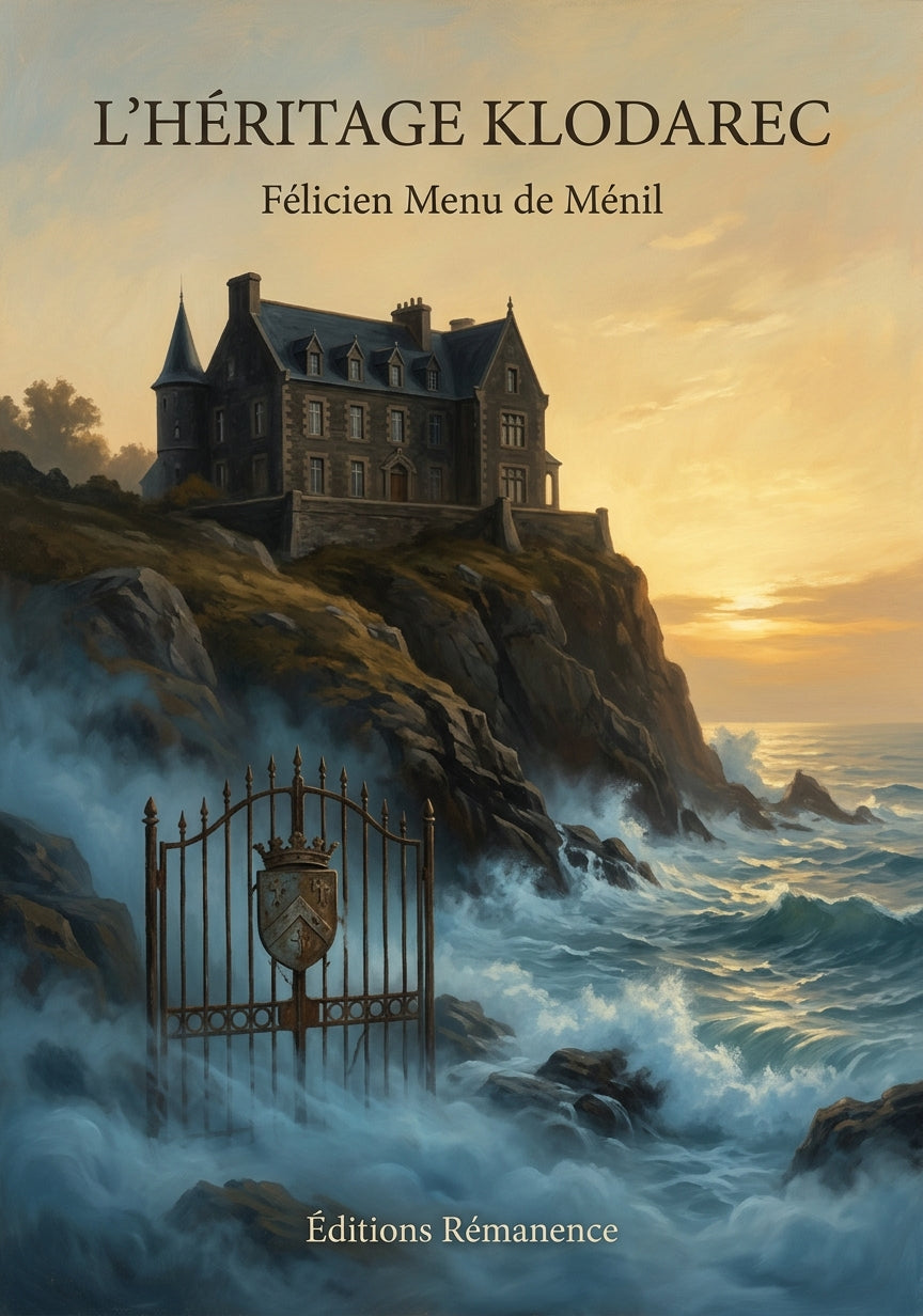 Livre L’Héritage Klodarec par Félicien Menu de Ménil - Couverture - Editions Remanence