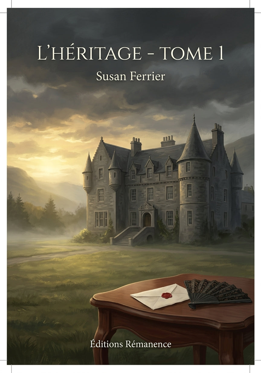 Livre L’Héritage - Tome 1 par Susan Ferrier - Couverture - Editions Remanence