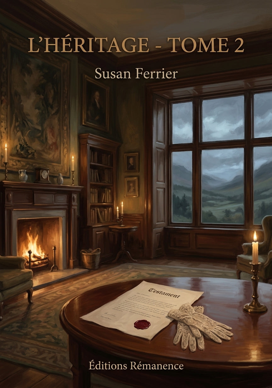 Livre L’Héritage - Tome 2 par Susan Ferrier - Couverture - Editions Remanence