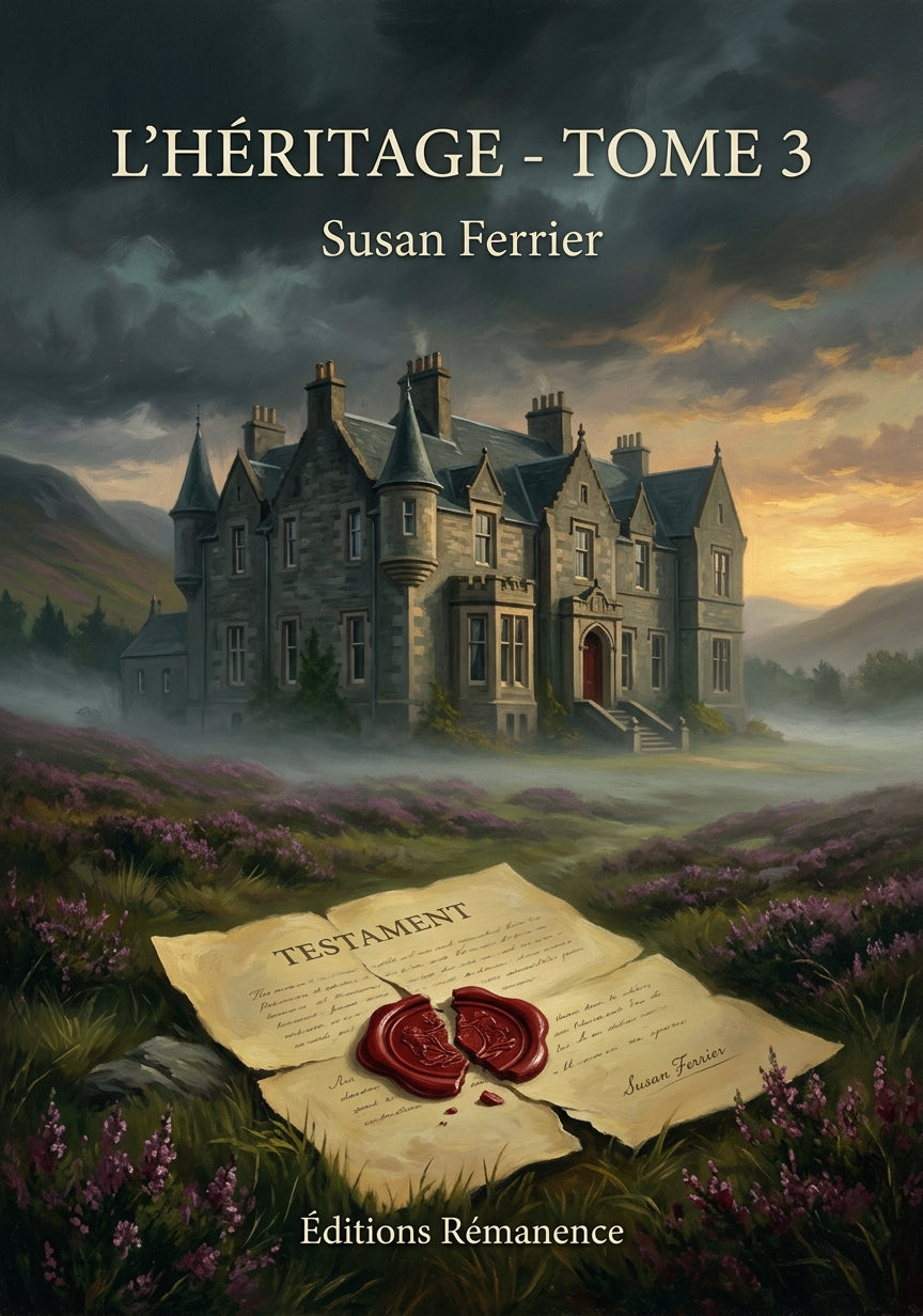 Livre L’Héritage - Tome 3 par Susan Ferrier - Couverture - Editions Remanence