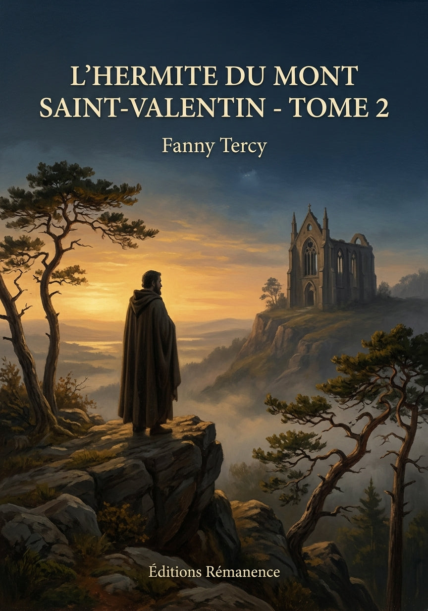 Livre L’Hermite du mont Saint-Valentin - Tome 2 par Fanny Tercy - Couverture - Editions Remanence