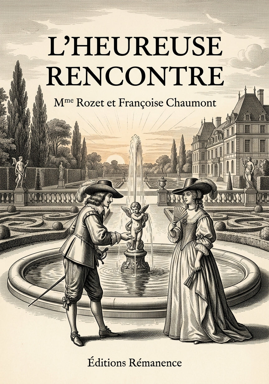 Livre L’Heureuse rencontre par Mme Rozet et Françoise Chaumont - Couverture - Editions Remanence