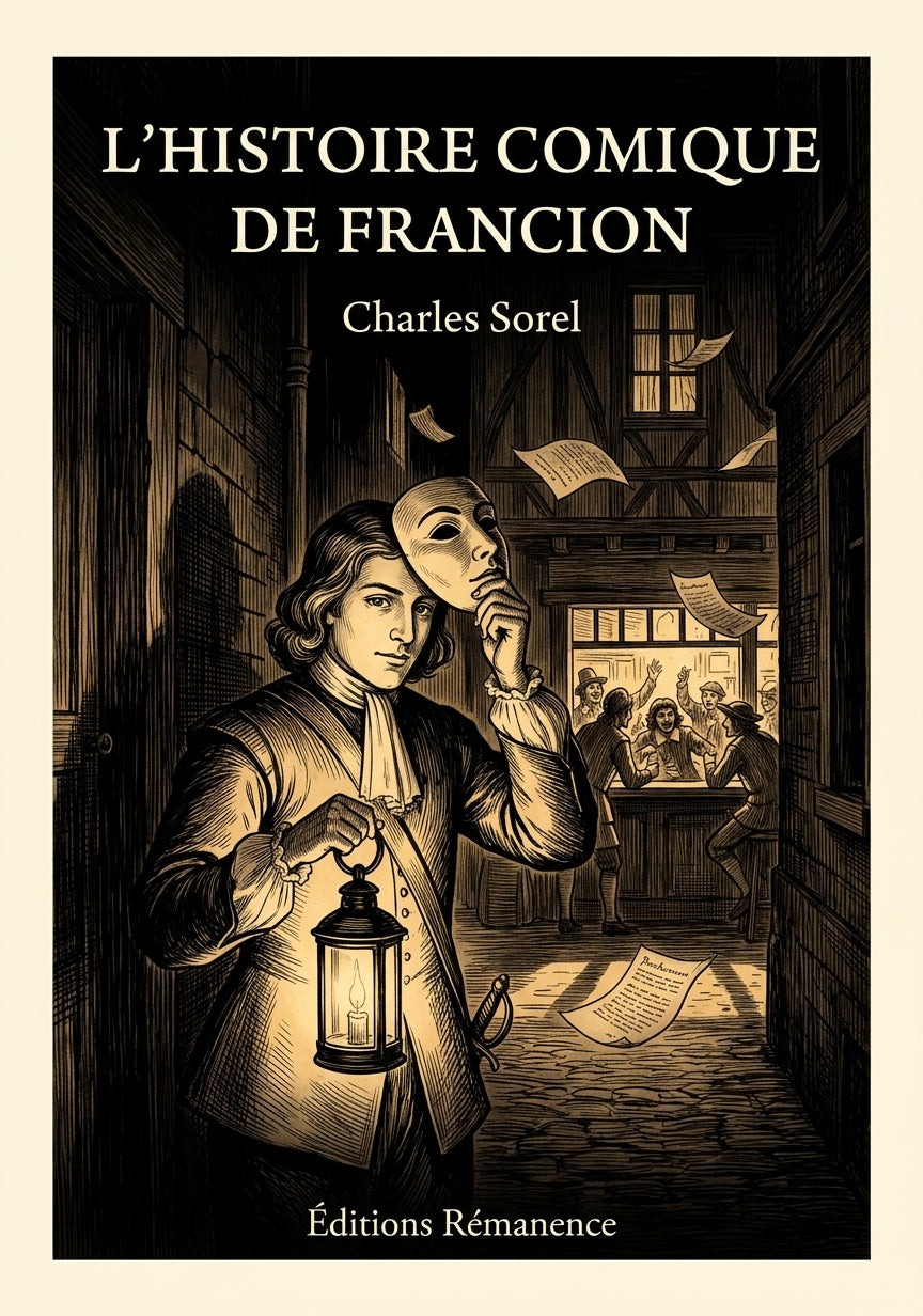 Livre L’Histoire comique de Francion par Charles Sorel - Couverture - Editions Remanence