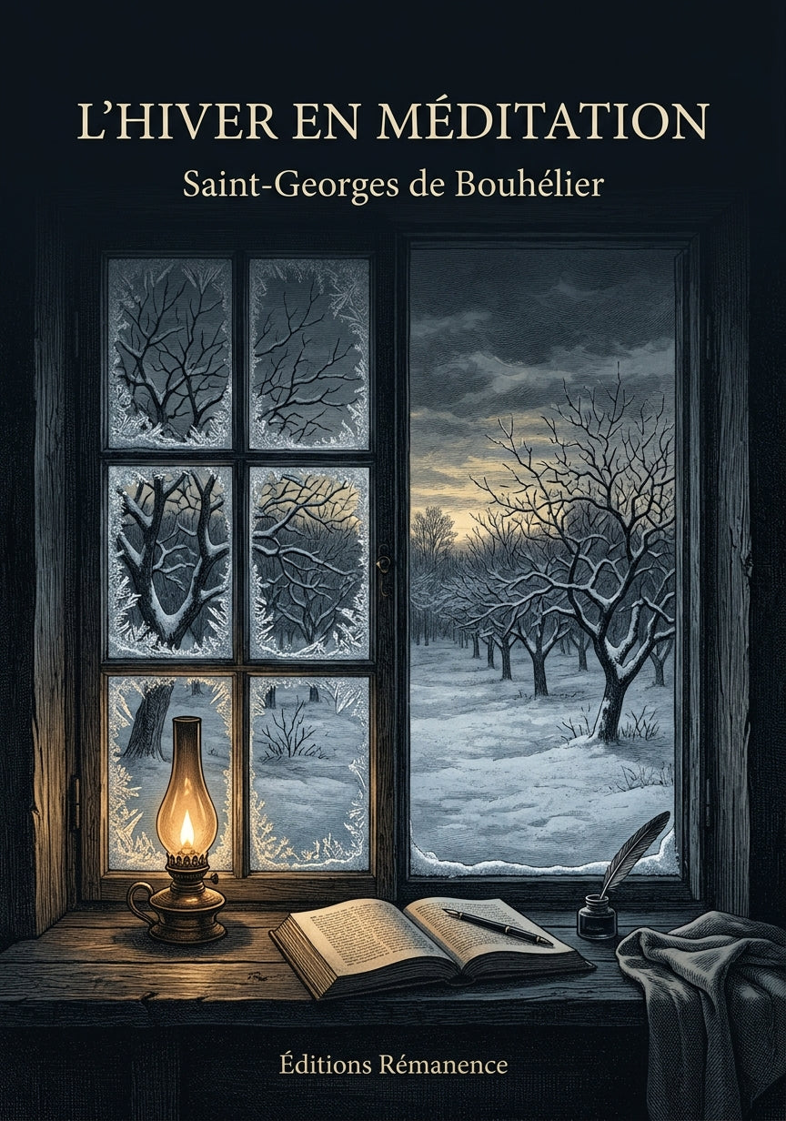 Livre L’Hiver en méditation par Saint-Georges de Bouhélier - Couverture - Editions Remanence
