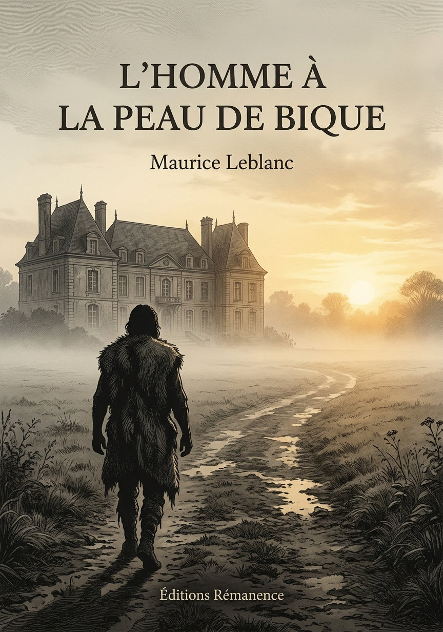 Livre L’Homme à la peau de bique par Maurice Leblanc - Couverture - Editions Remanence