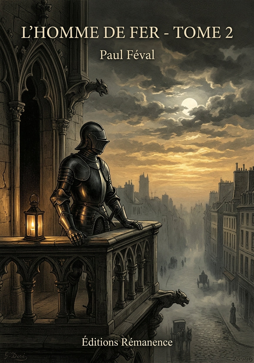 Livre L’Homme de Fer - Tome 2 par Paul Féval - Couverture - Editions Remanence