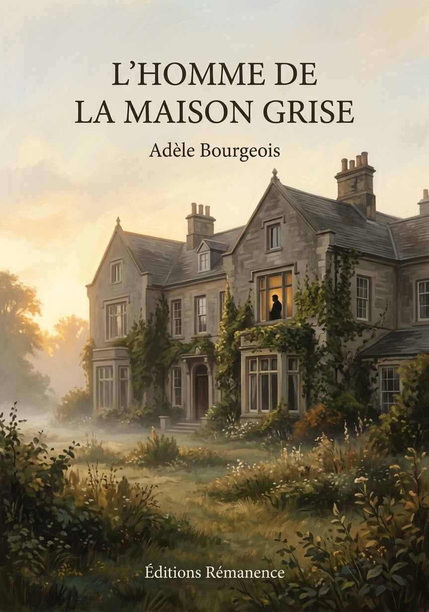 Livre L’homme de la maison grise par Adèle Bourgeois - Couverture - Editions Remanence