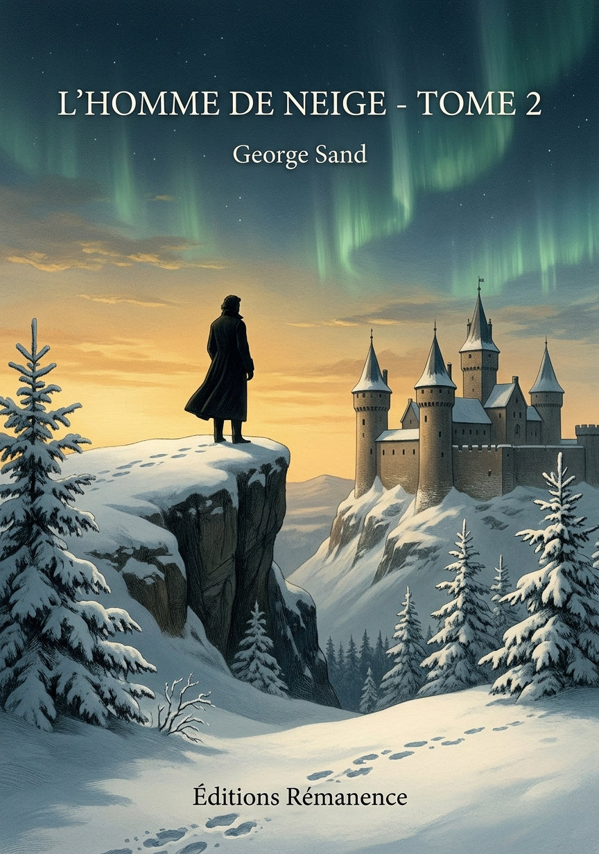 Livre L’Homme de neige - Tome 2 par George Sand - Couverture - Editions Remanence