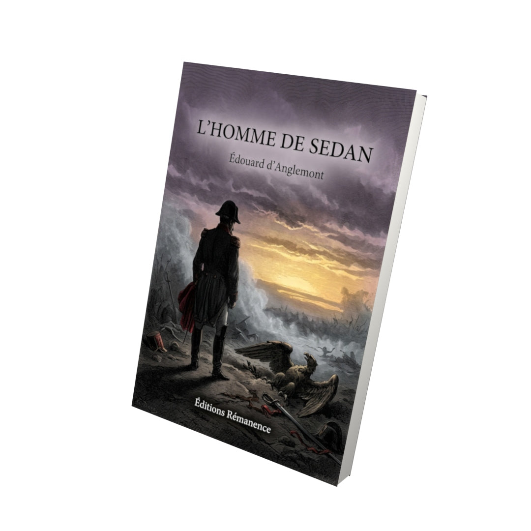 Livre L’Homme de Sedan par Édouard d’Anglemont - Vue 3D - Editions Remanence