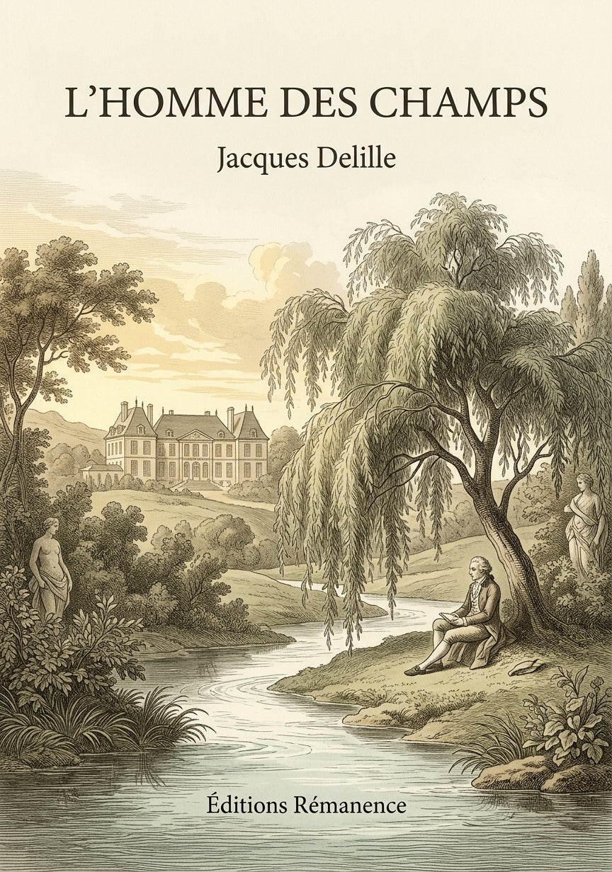 Livre L’Homme des champs par Jacques Delille - Couverture - Editions Remanence