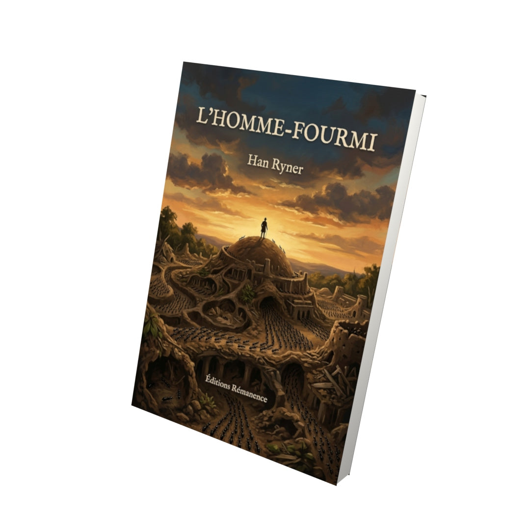 Livre L’Homme-fourmi par Han Ryner - Vue 3D - Editions Remanence