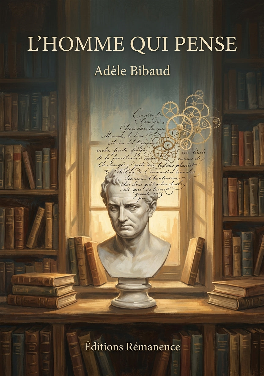 Livre L’homme qui pense par Adèle Bibaud - Couverture - Editions Remanence