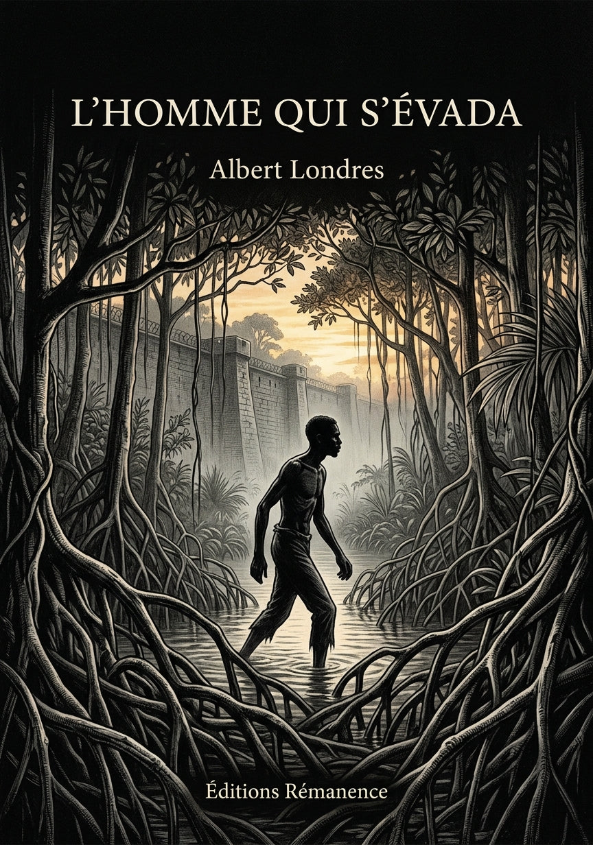 Livre L’Homme qui s’évada par Albert Londres - Couverture - Editions Remanence