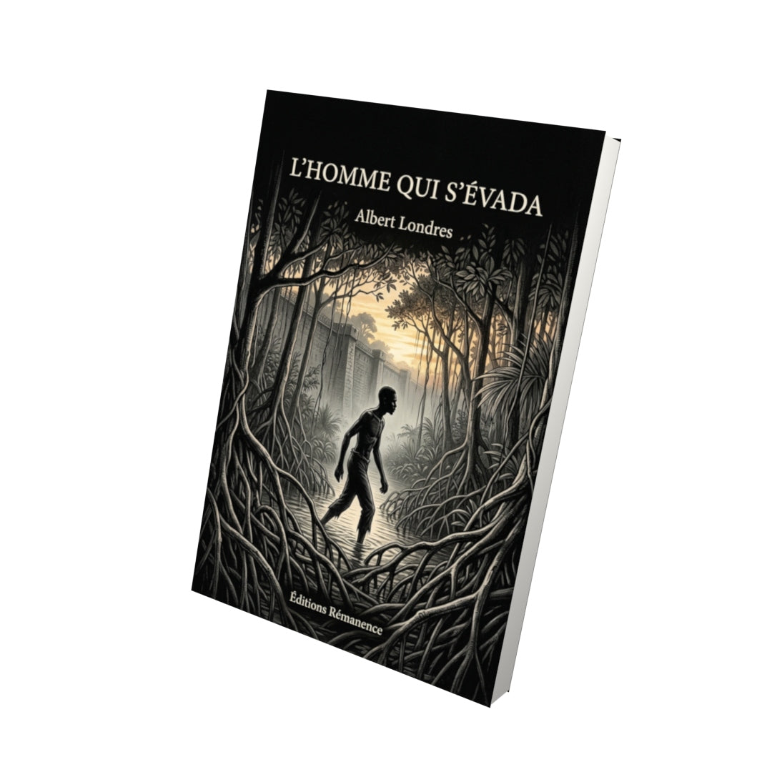 Livre L’Homme qui s’évada par Albert Londres - Vue 3D - Editions Remanence