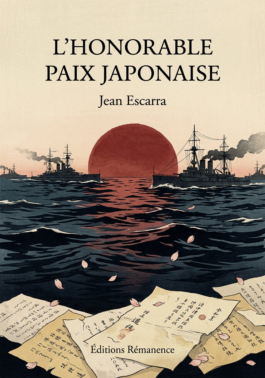 Livre L’honorable paix japonaise par Jean Escarra - Couverture - Editions Remanence