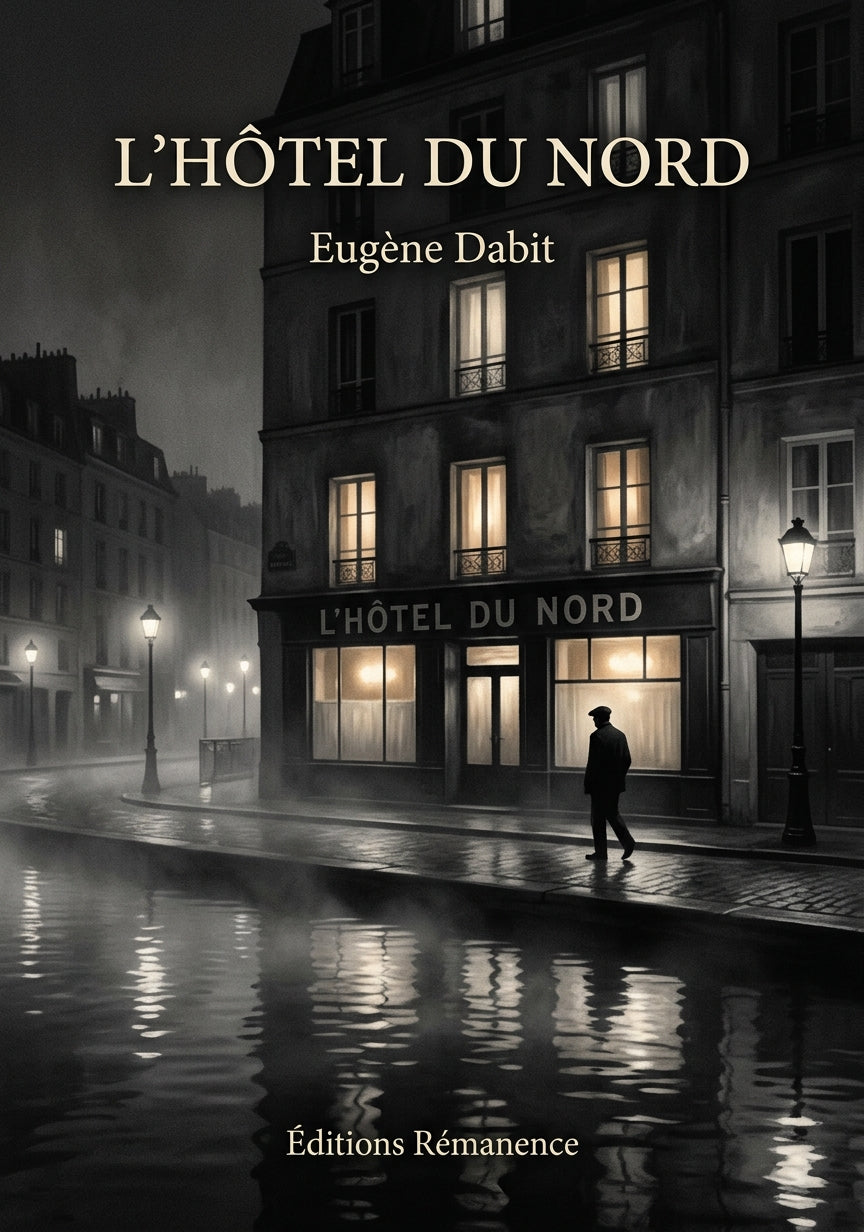 Livre L’Hôtel du Nord par Eugène Dabit - Couverture - Editions Remanence