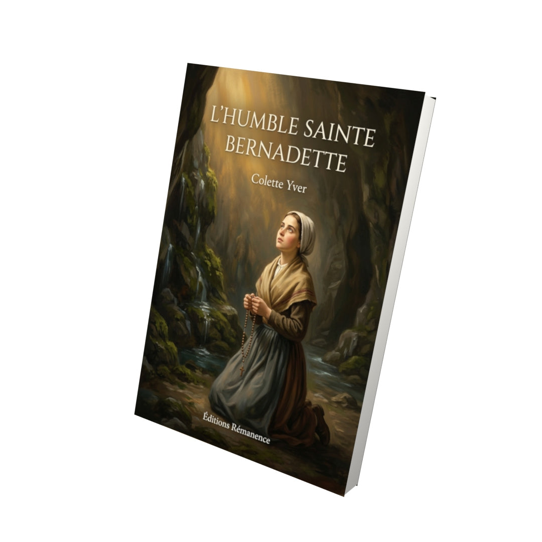 Livre L’Humble Sainte Bernadette par Colette Yver - Vue 3D - Editions Remanence
