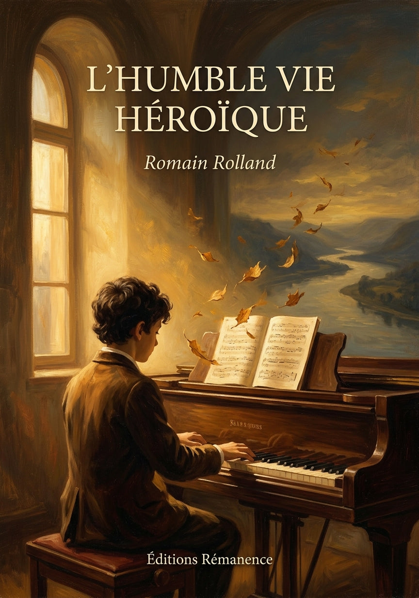 Livre L’Humble Vie héroïque par Romain Rolland - Couverture - Editions Remanence