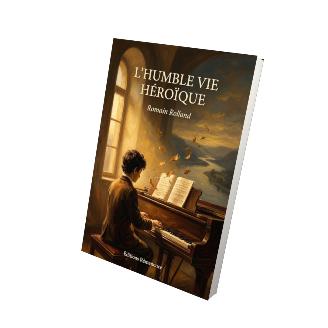 Livre L’Humble Vie héroïque par Romain Rolland - Vue 3D - Editions Remanence