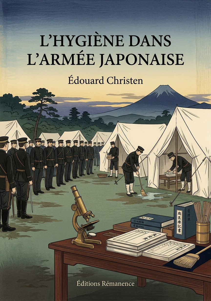 Livre L’Hygiène dans l’armée japonaise par Édouard Christen - Couverture - Editions Remanence