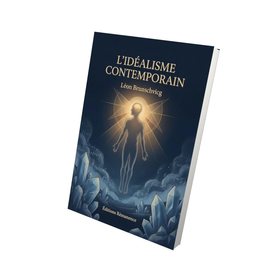 Livre L’Idéalisme contemporain par Léon Brunschvicg - Vue 3D - Editions Remanence