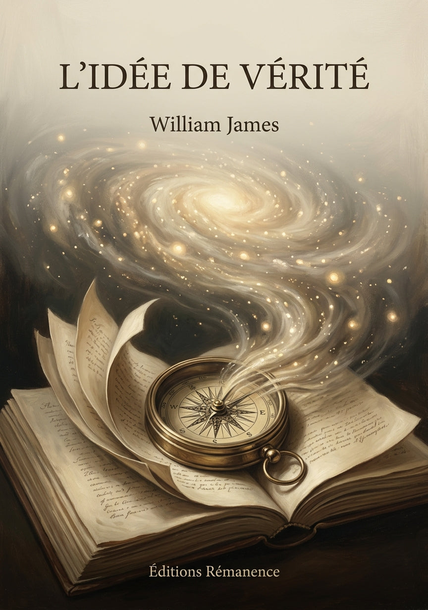 Livre L’Idée de vérité par William James - Couverture - Editions Remanence
