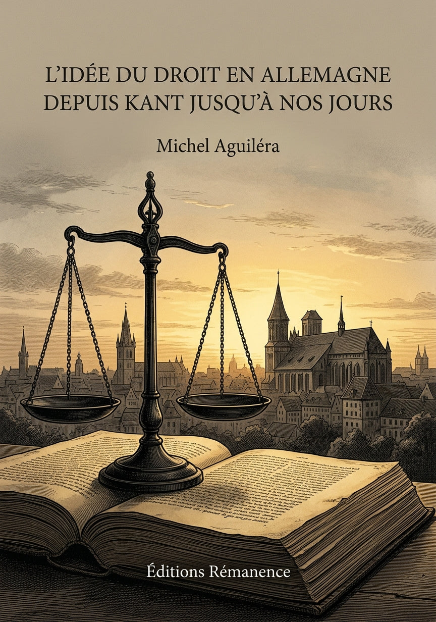 Livre L’idée du droit en Allemagne depuis Kant jusqu’à nos jours par Michel Aguiléra - Couverture - Editions Remanence