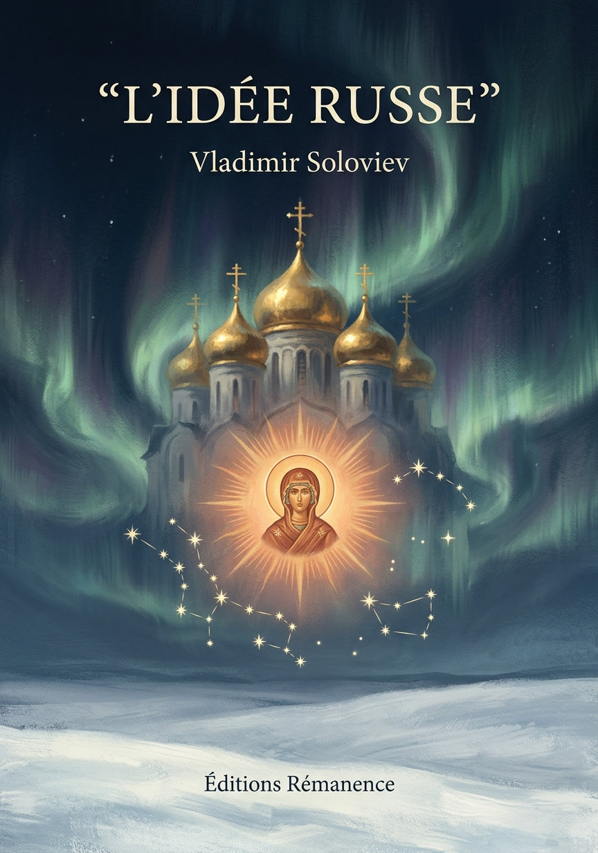 Livre L’Idée russe par Vladimir Soloviev - Couverture - Editions Remanence