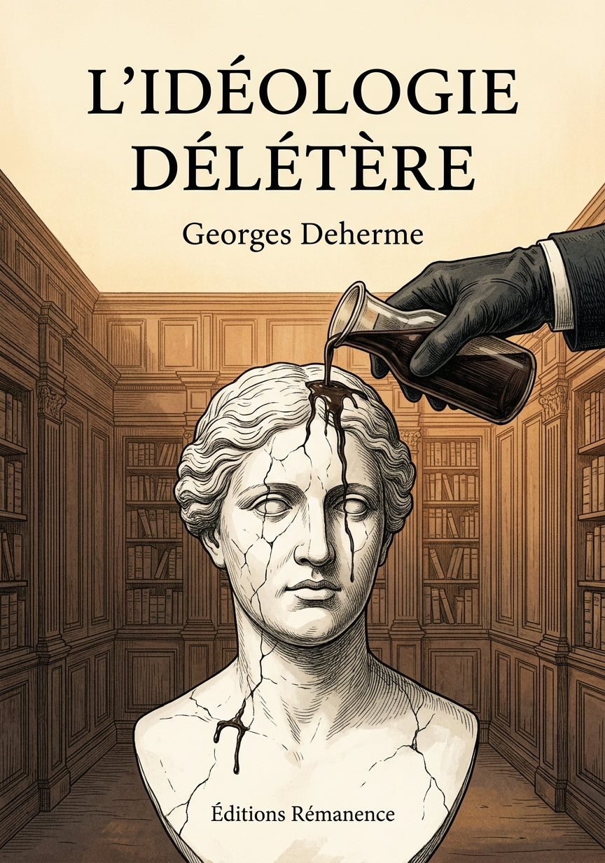 Livre L’Idéologie délétère par Georges Deherme - Couverture - Editions Remanence