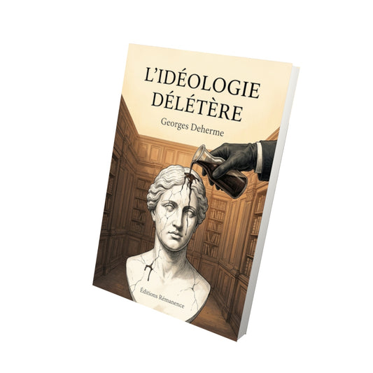 Livre L’Idéologie délétère par Georges Deherme - Vue 3D - Editions Remanence