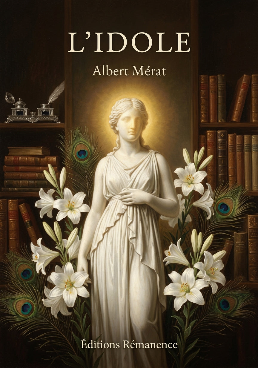 Livre L’Idole par Albert Mérat - Couverture - Editions Remanence