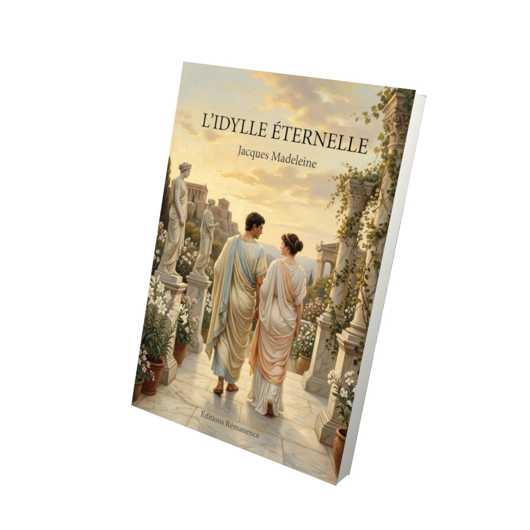Livre L’Idylle éternelle par Jacques Madeleine - Vue 3D - Editions Remanence