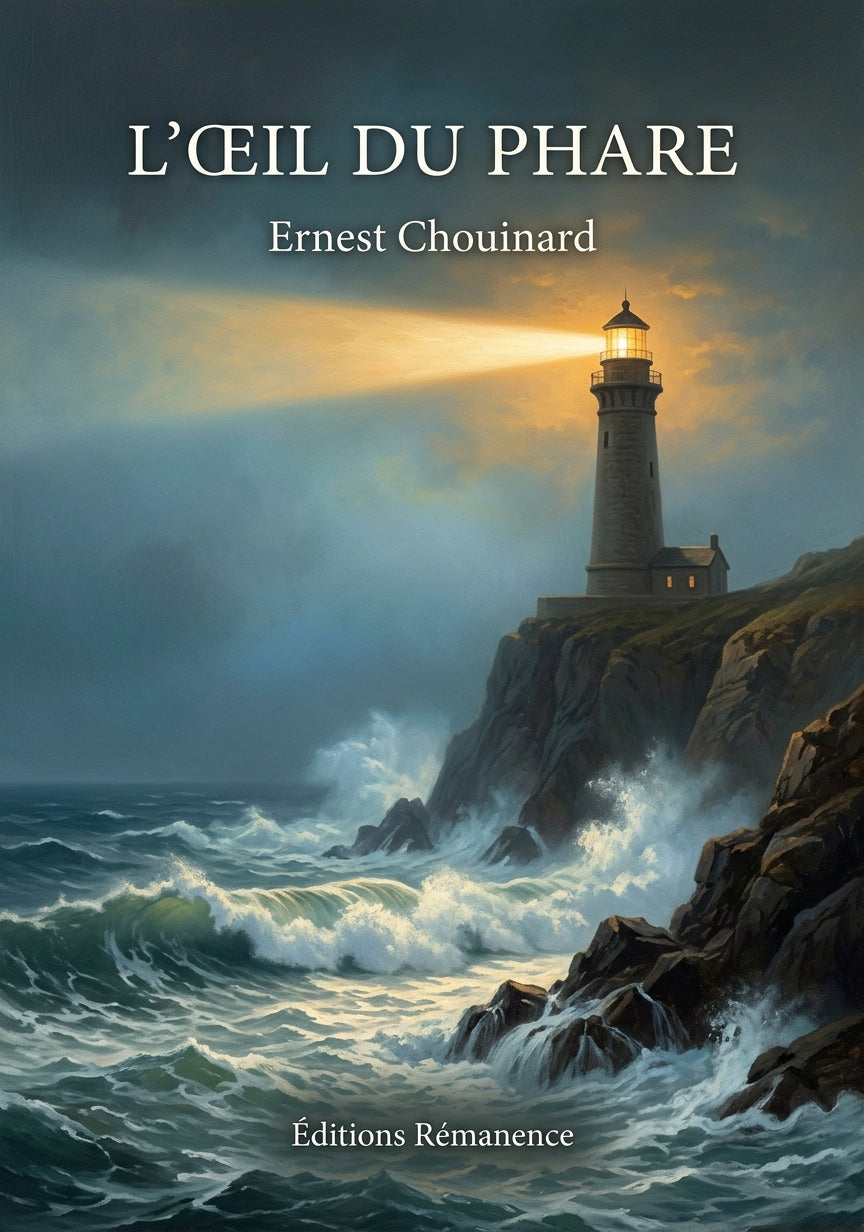 Livre L’œil du phare par Ernest Chouinard - Couverture - Editions Remanence