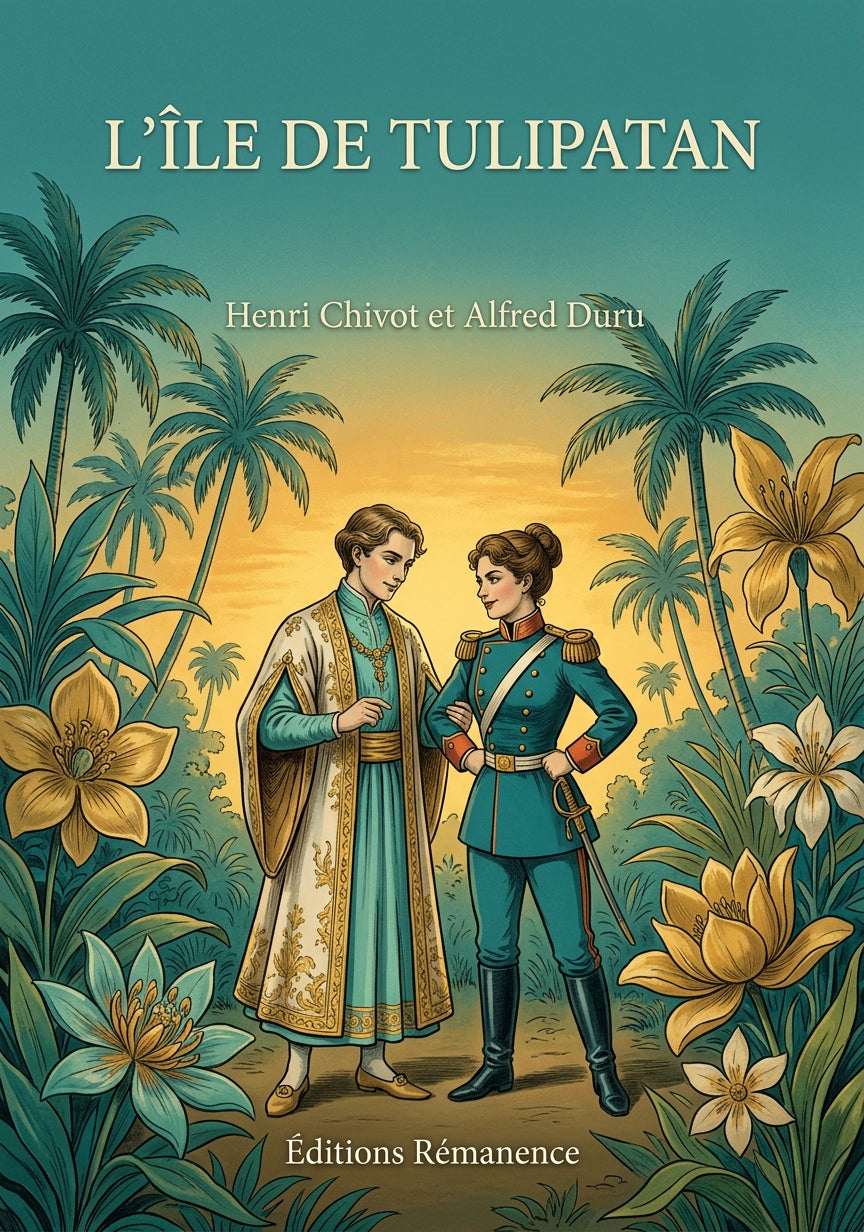 Livre L’Île de Tulipatan par Henri Chivot et Alfred Duru - Couverture - Editions Remanence