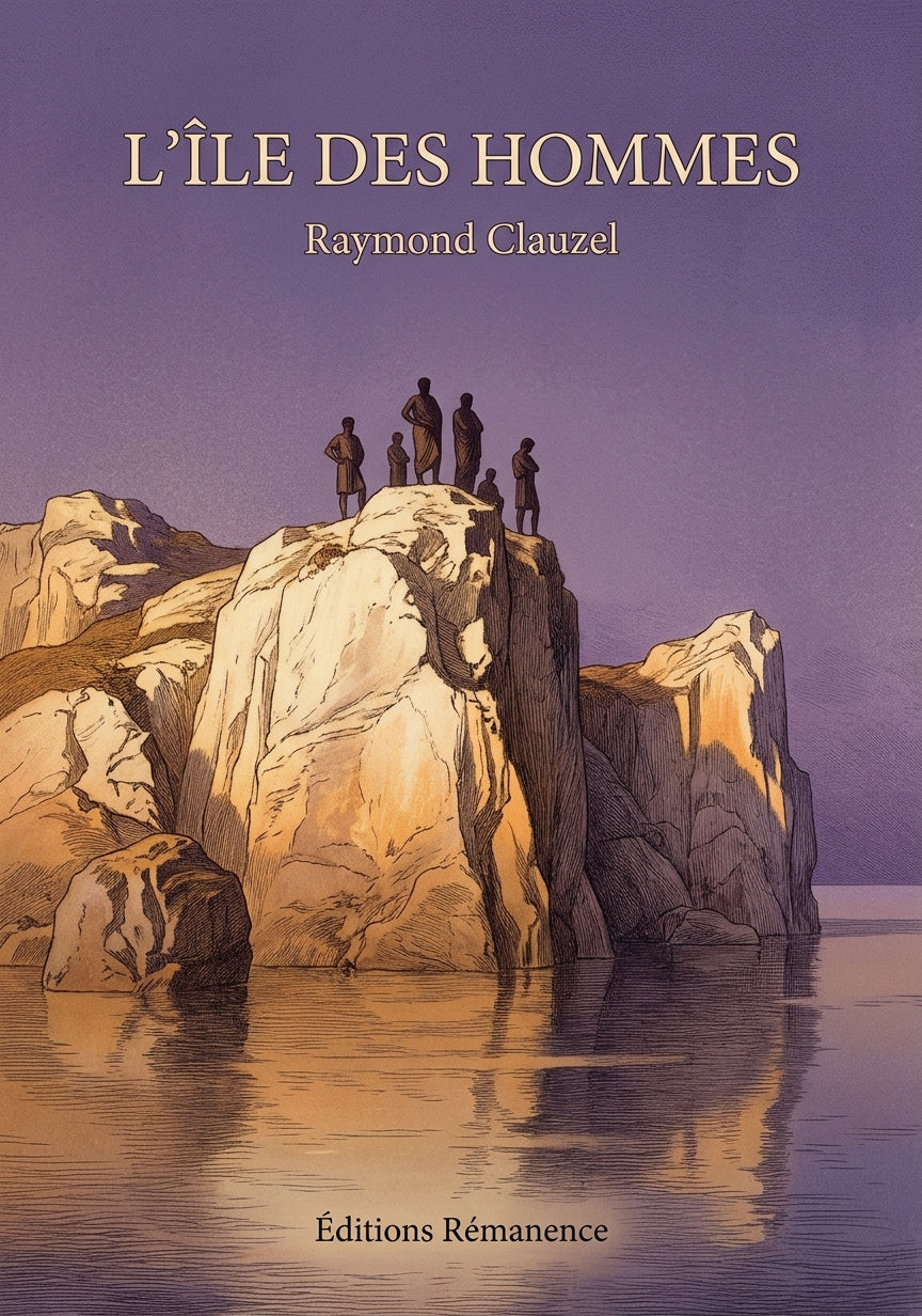 Livre L’Île des Hommes par Raymond Clauzel - Couverture - Editions Remanence