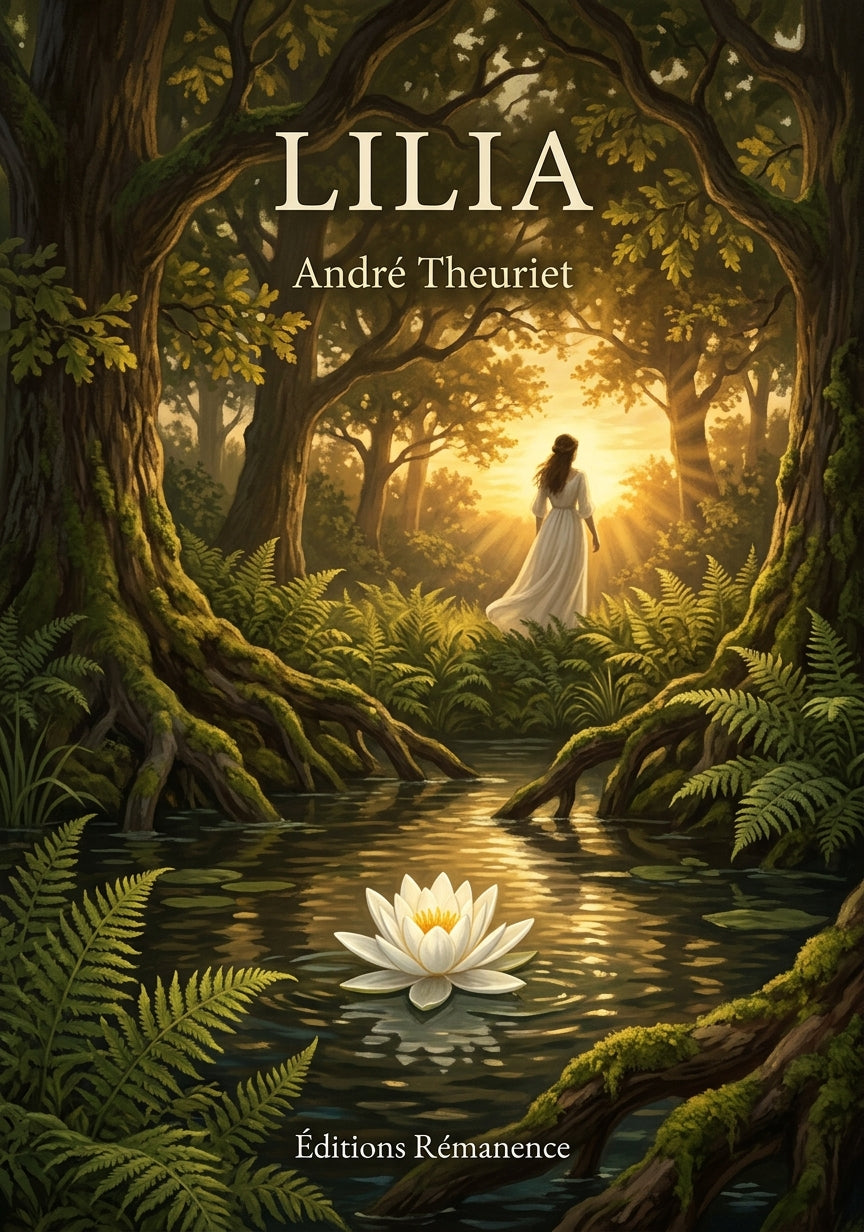 Livre Lilia par André Theuriet - Couverture - Editions Remanence