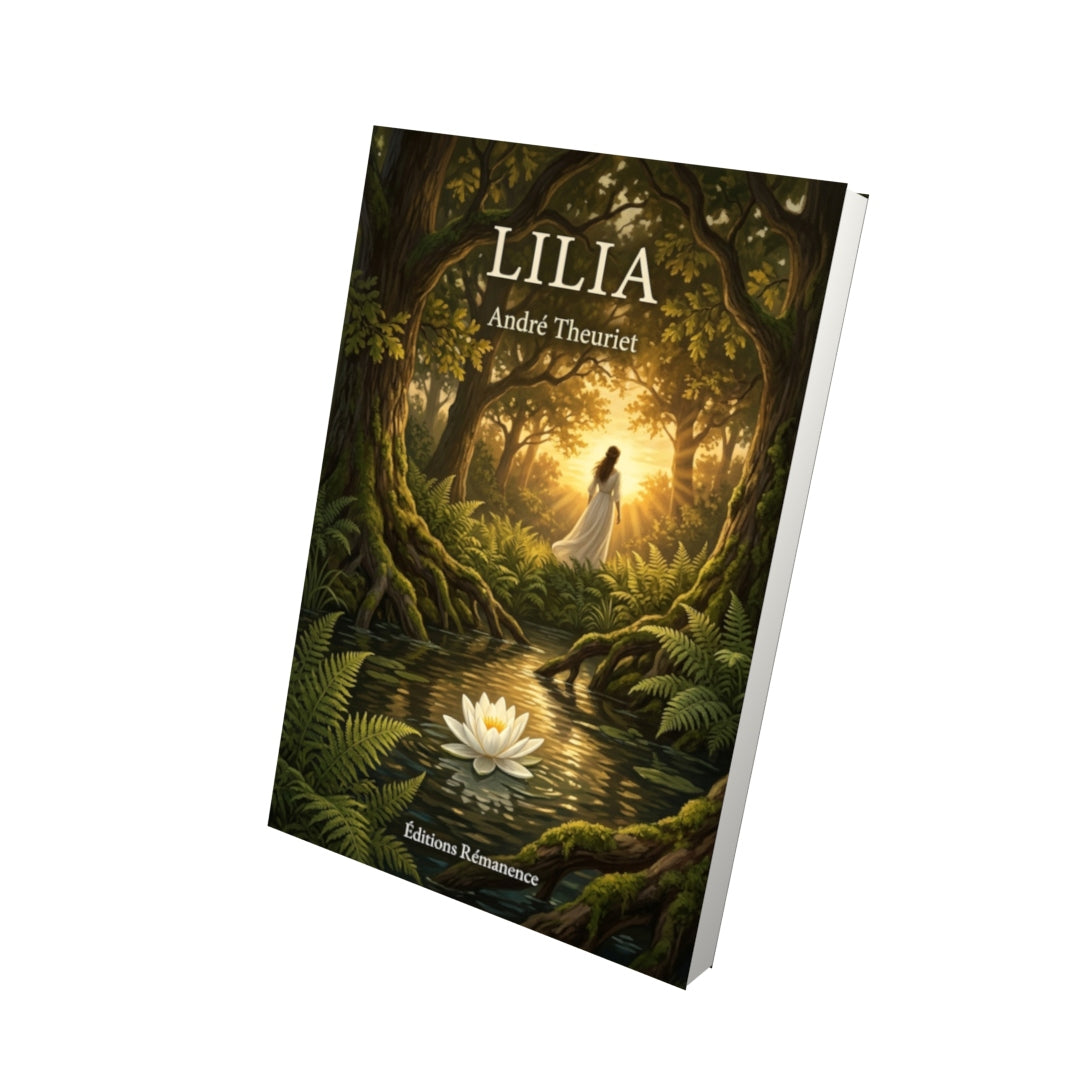 Livre Lilia par André Theuriet - Vue 3D - Editions Remanence