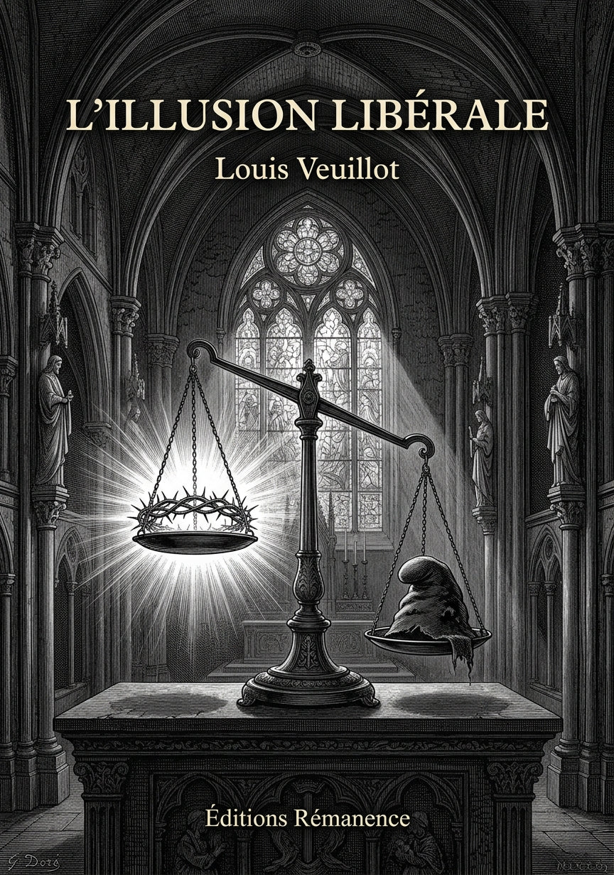 Livre L’illusion libérale par Louis Veuillot - Couverture - Editions Remanence