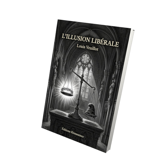 Livre L’illusion libérale par Louis Veuillot - Vue 3D - Editions Remanence