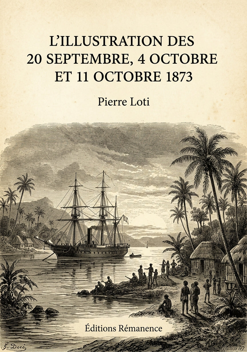 Livre L’Illustration des 20 septembre, 4 octobre et 11 octobre 1873 par Pierre Loti - Couverture - Editions Remanence