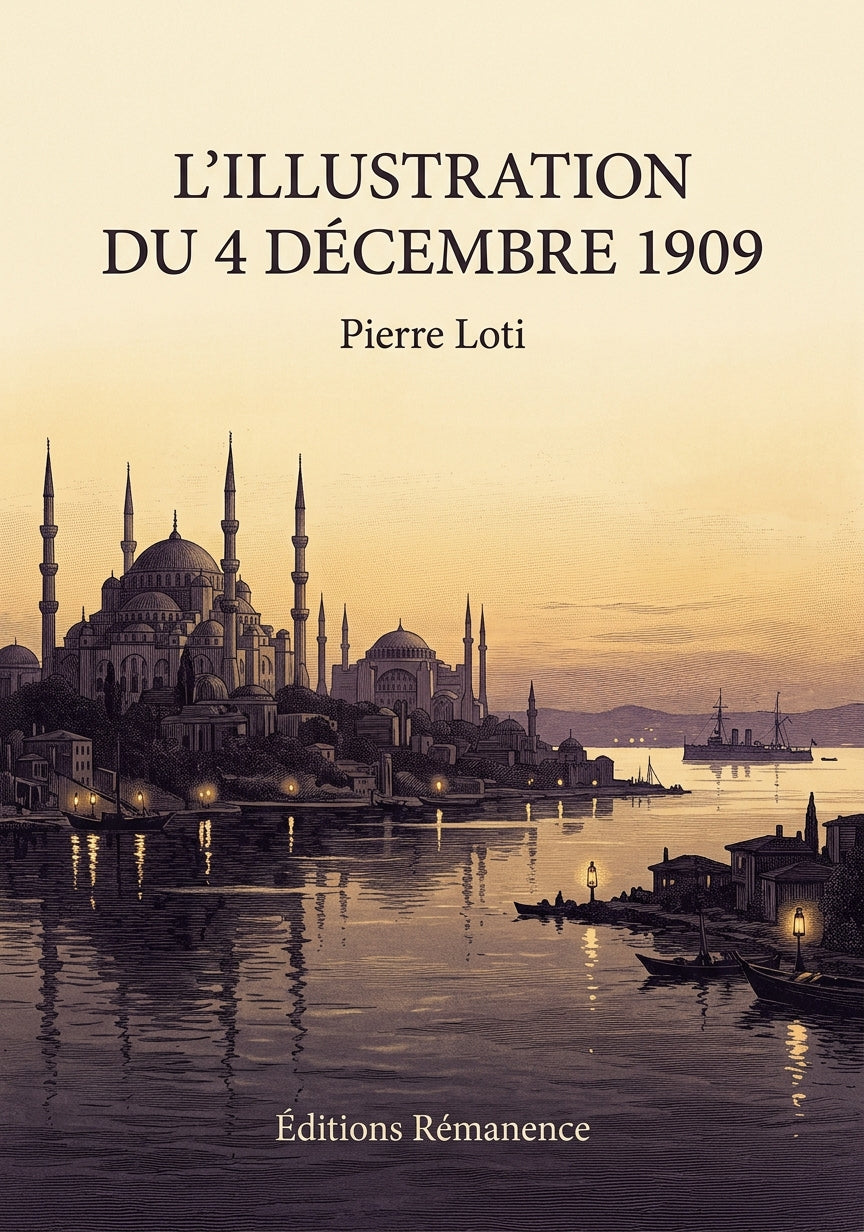 Livre L’Illustration du 4 décembre 1909 par Pierre Loti - Couverture - Editions Remanence