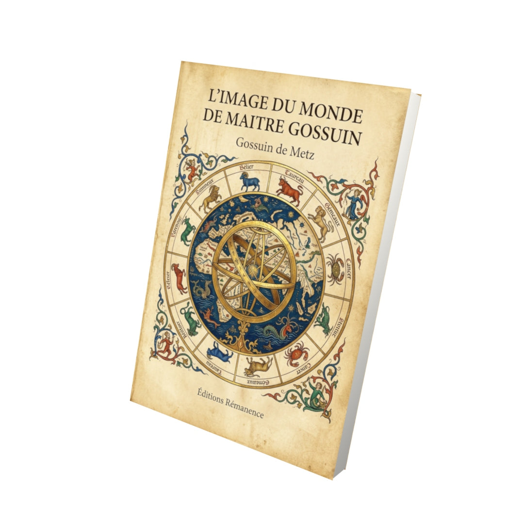 Livre L’Image du monde de maitre Gossuin par Gossuin de Metz - Vue 3D - Editions Remanence