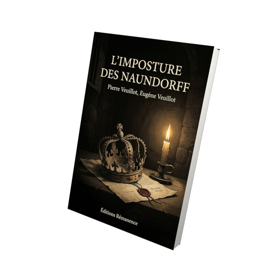 Livre L’Imposture des Naundorff par Pierre Veuillot, Eugène Veuillot - Vue 3D - Editions Remanence