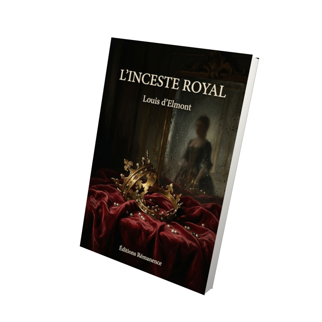 Livre L’Inceste royal par Louis d’Elmont - Vue 3D - Editions Remanence