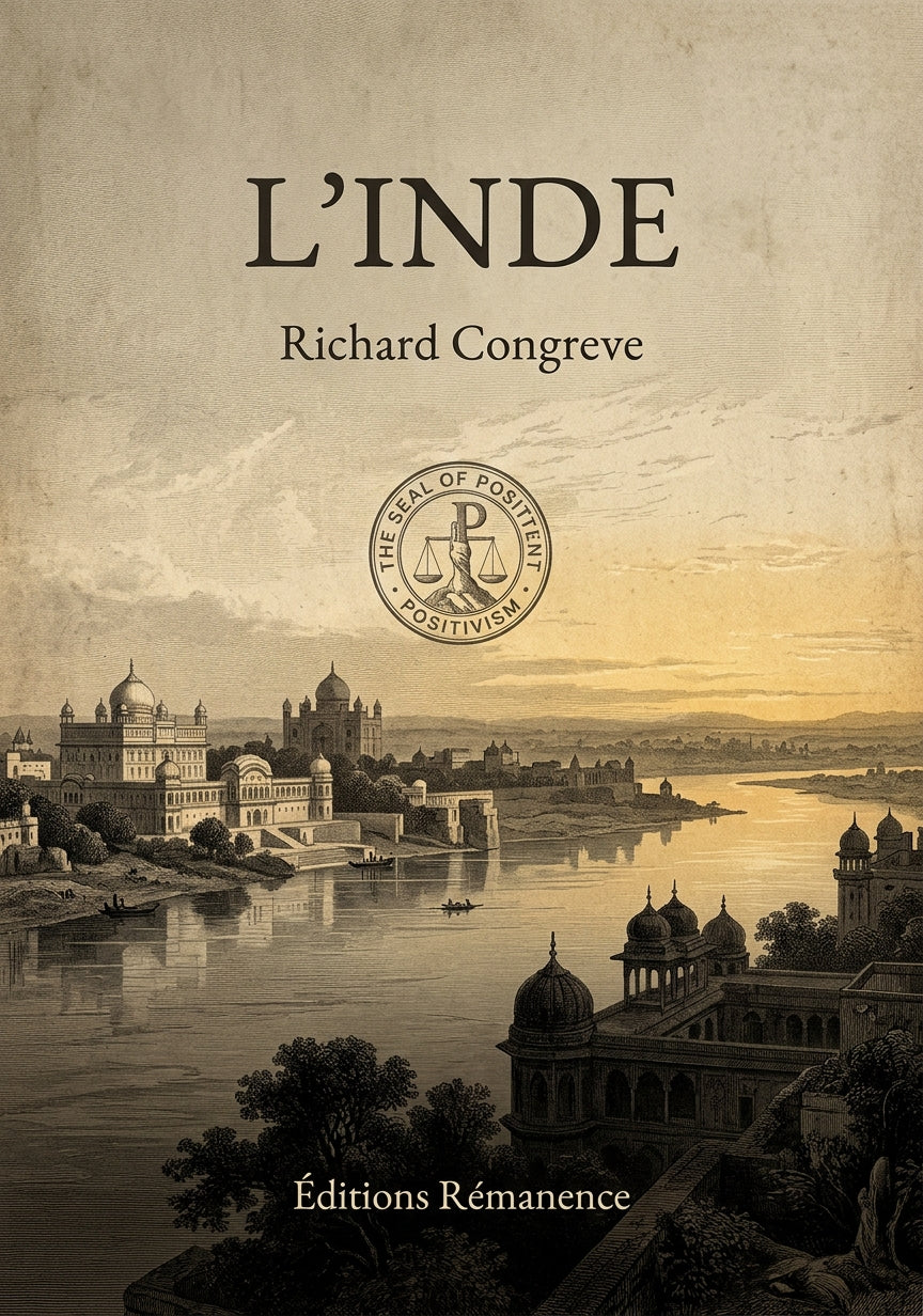 Livre L’Inde par Richard Congreve - Couverture - Editions Remanence