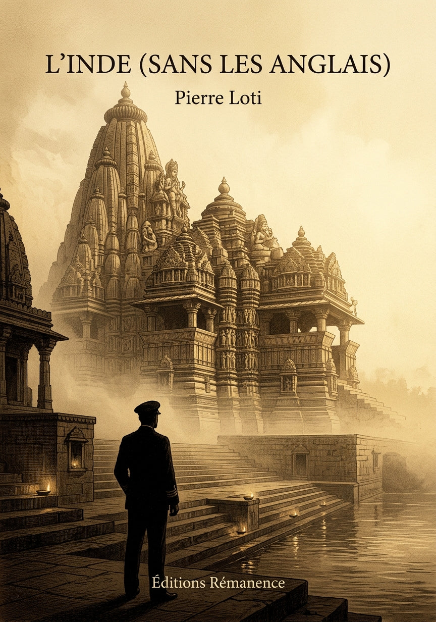 Livre L’Inde (sans les Anglais) par Pierre Loti - Couverture - Editions Remanence