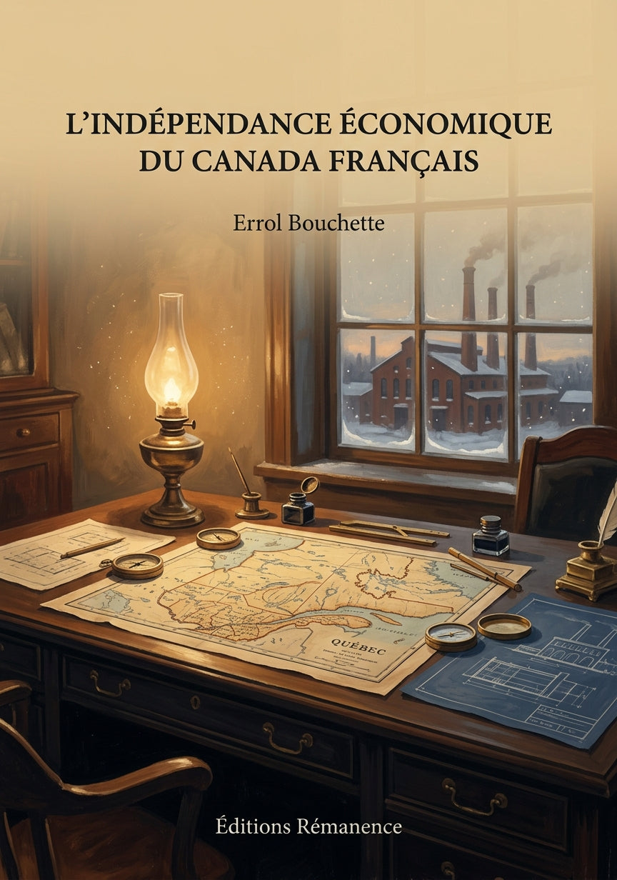 Livre L’indépendance économique du Canada français par Errol Bouchette - Couverture - Editions Remanence