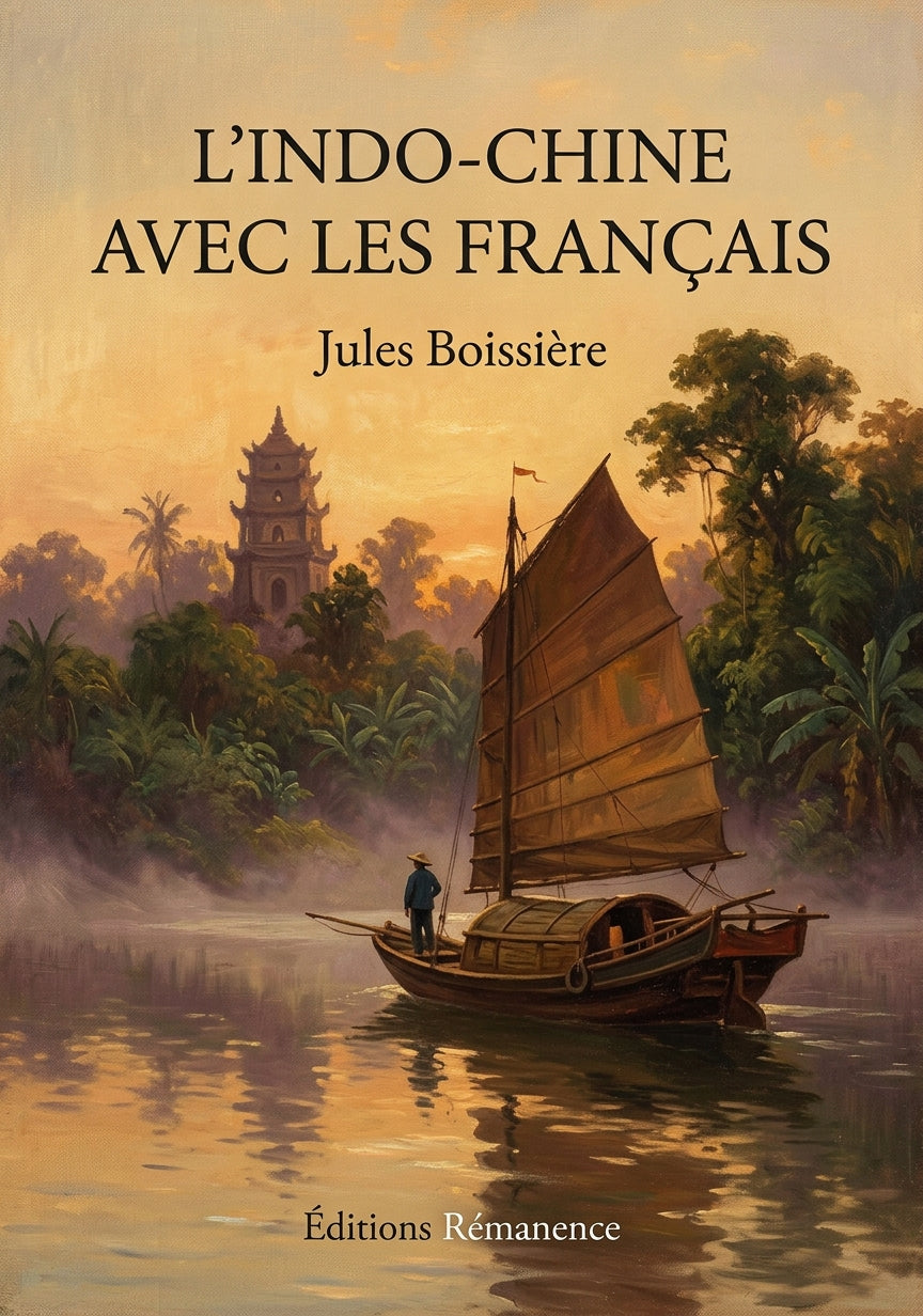 Livre L’Indo-Chine avec les français par Jules Boissière - Couverture - Editions Remanence